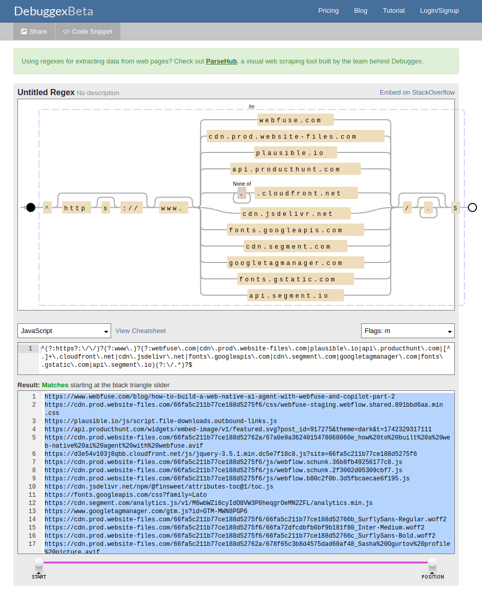 Create a "Gatekeeper" Regular Expression