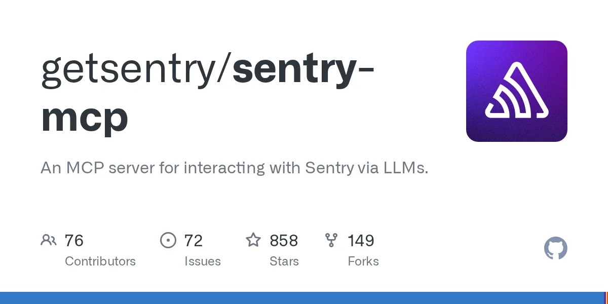getsentry/sentry-mcp on GitHub