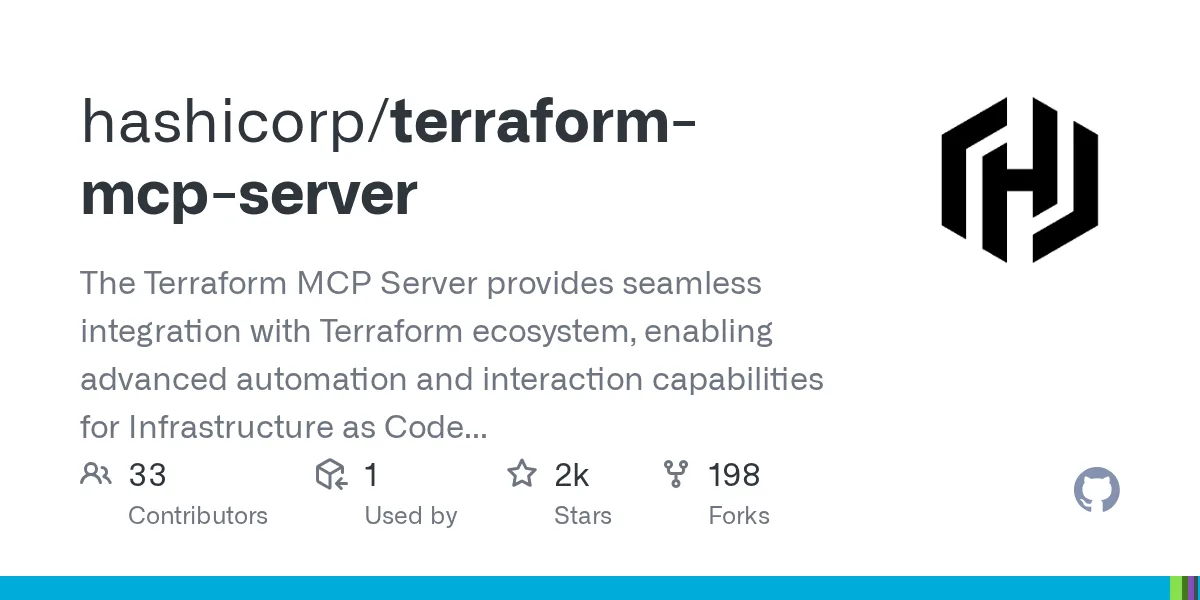 hashicorp/terraform-mcp-server on GitHub