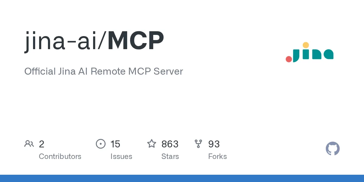 jina-ai/MCP on GitHub