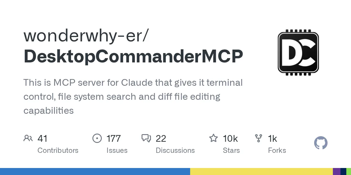 wonderwhy-er/DesktopCommanderMCP on GitHub